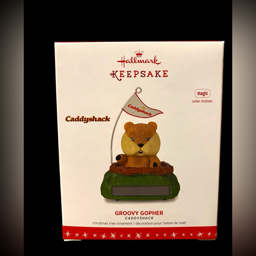 NEW 2016 Hallmark  Groovy Gopher   Caddyshack Magic Solar